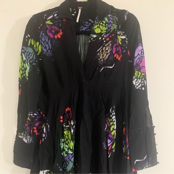 Free People Butterfly Dress Size Large - Picture 7 of 9